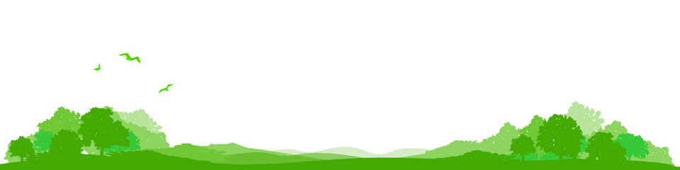 Landschaft mit Bäumen