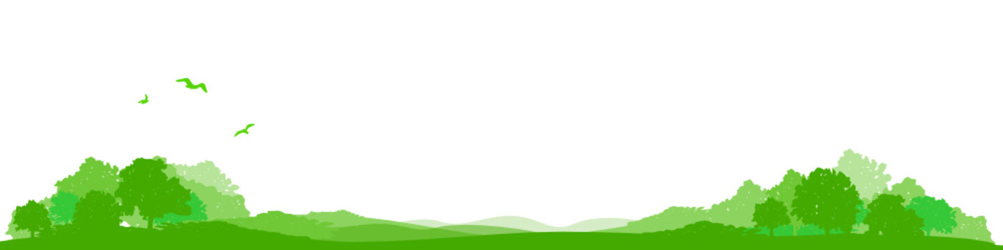 Landschaft mit B&auml;umen