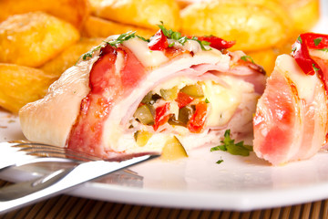 Chicken roulade