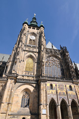 Fototapeta na wymiar Praga Katedra Świętego Wita w Hradczanach