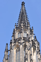Fototapeta na wymiar detail towerPrague Katedra Świętego Wita w Hradczanach