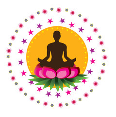Yoga Lotus Posture