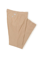 Fashion concept with trousers on white