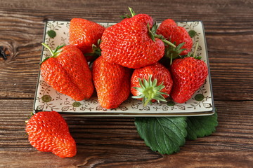 ripe strawberries