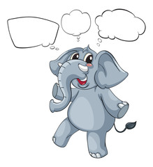 Empty thoughts of a gray elephant