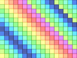Colorful　Square　background
