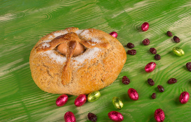 Traditional mona de pascua