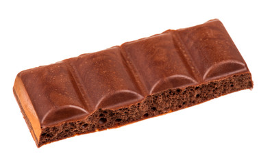 chocolate bar isolated
