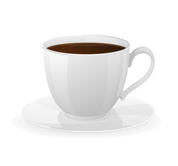 Vector cup of coffee