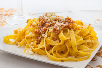 Tagliatelle al ragu