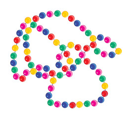 Colorful beads necklace
