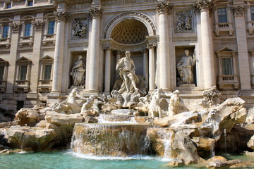 Fontaine de Trévi à Rome - Italie