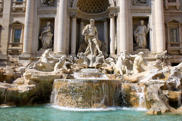 Fontaine de Trévi à Rome - Italie