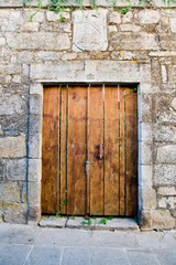 wooden door