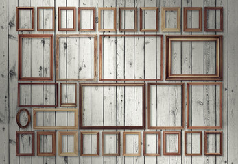 frames on wall