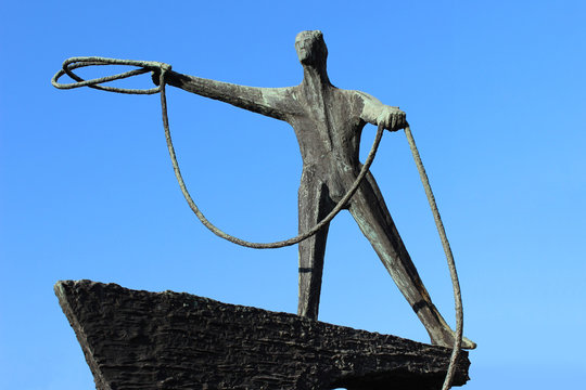 Wesel Peter Minuit Statue