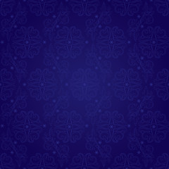 Vintage floral seamless pattern on violet