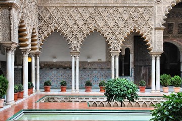 Obraz premium Alcazar of Seville, Spain