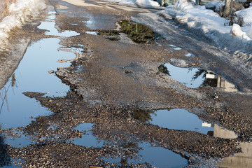 Potholes problematic on local roads