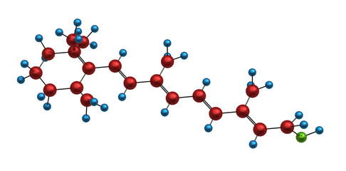 Molecule of retinol