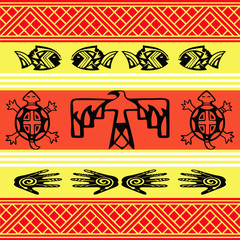 Native American design wallpaper