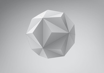 Small triambic icosahedron for your graphic design