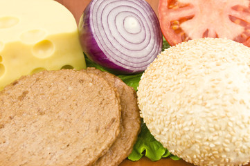 hamburger ingredients