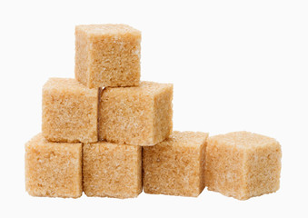 Cane sugar close up