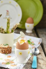 eggs and asparagus