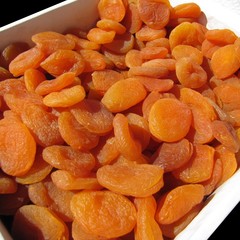Abricots secs riches en potassium