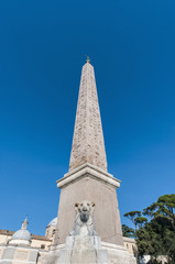 Piazza del Popolo in Rome, Italy