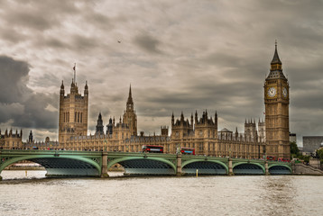 Panele Szklane Podświetlane  Londyn. Wspaniały widok na most Westminster z Big Benem i Ho
