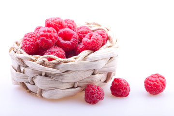 basket with a raspberry