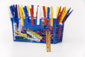 fantasy with clothespins