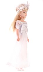 doll wearing a wedding dress