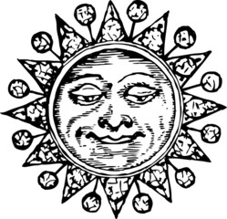 decorative sun