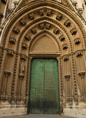 Door of the Cathedral of Seville (Spain)