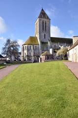 Fototapeta na wymiar Kościół Ouistreham we Francji