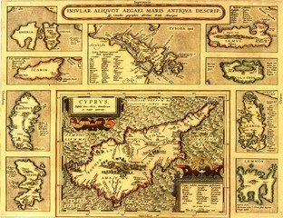 Cyprus old map