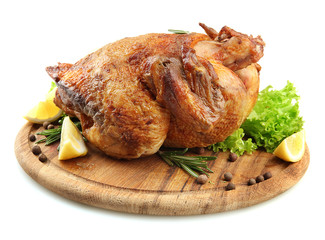 Whole roasted chicken