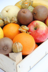 Obstkorb im Hochformat