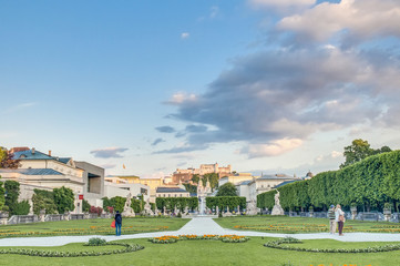 Mirabell Garden (Mirabellgarten) at Salzburg, Austria