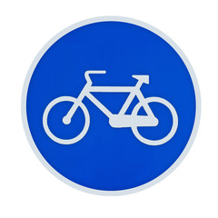 cycling lane sign