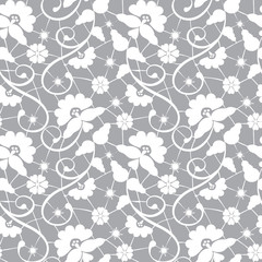 floral lace pattern