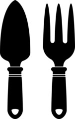 Garden tools (silhouette)