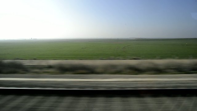 vista desde el tren
