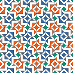 Islamic tiles pattern