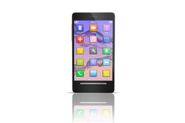 Smart Phone With Application Interface