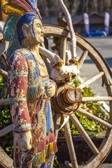 Indianerfigur im Yosemite-Nationalpark