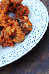 Fried chicken on a plate
